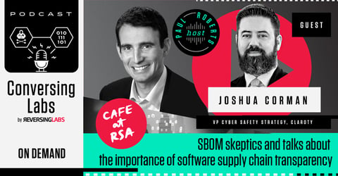 SBOM skeptics and talks about the importance of software supply chain transparency