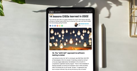 CSO: 14 lessons CISOs learned in 2022