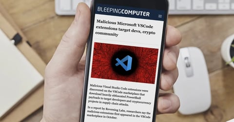 Bleeping Computer: Malicious Microsoft VSCode extensions target devs, crypto community