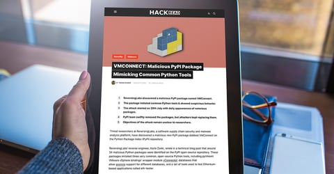 Hack Read: VMCONNECT: Malicious PyPI Package Mimicking Common Python Tools
