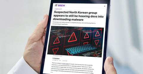 IT Brew: Suspected North Korean group appears to still be hoaxing devs into downloading malware