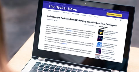 The Hacker News: Malicious npm Packages Found Exfiltrating Sensitive Data from Developers