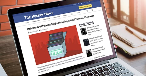 The Hacker News: Malicious NPM Package Caught Mimicking Material Tailwind CSS Package