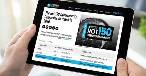 CyberCrime Magazine Highlights ReversingLabs as One of The Hot 150 Cybersecurity Companies To Watch In 2020