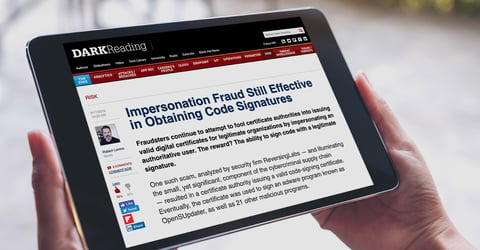 DARK Reading interviews ReversingLabs co-founder Tomislav Pericin about recent impersonation fraud research