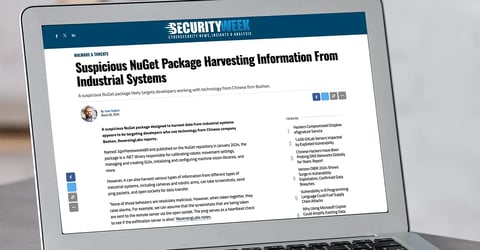 SecurityWeek: Suspicious NuGet Package Harvesting Information From Industrial Systems